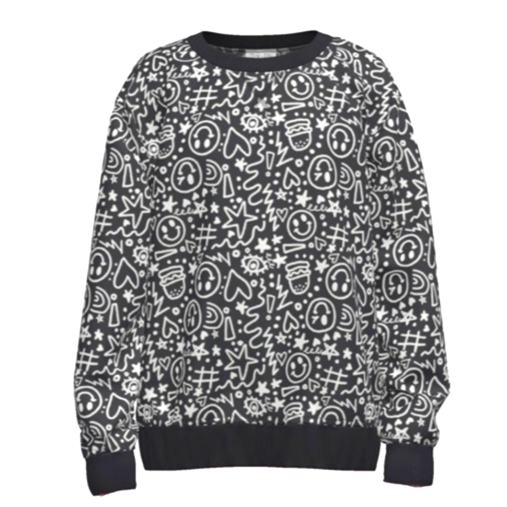 Black/White Kids Sweatshirt